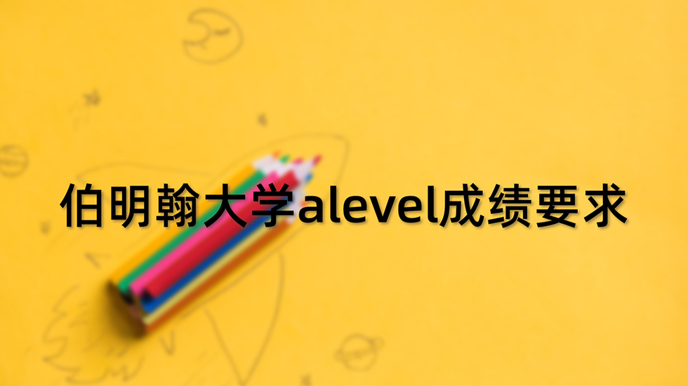 伯明翰大学alevel成绩要求